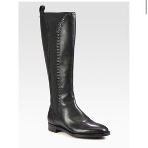 Yves Saint Laurent Black Heeled Boots